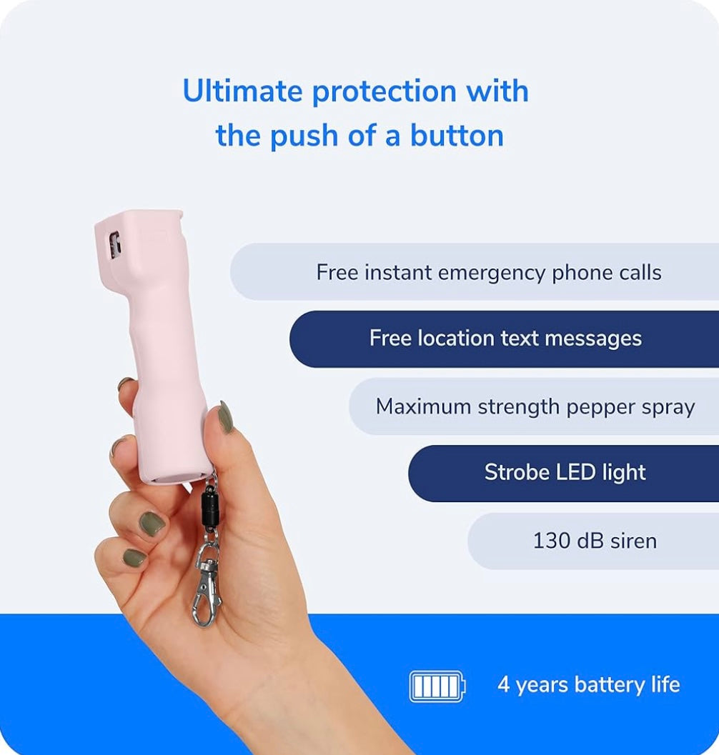 Smart Pepper Spray + Smart Emergency Button