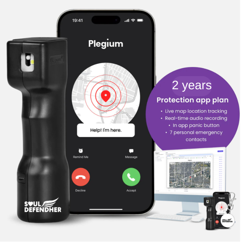 Smart Pepper Spray + Smart Emergency Button